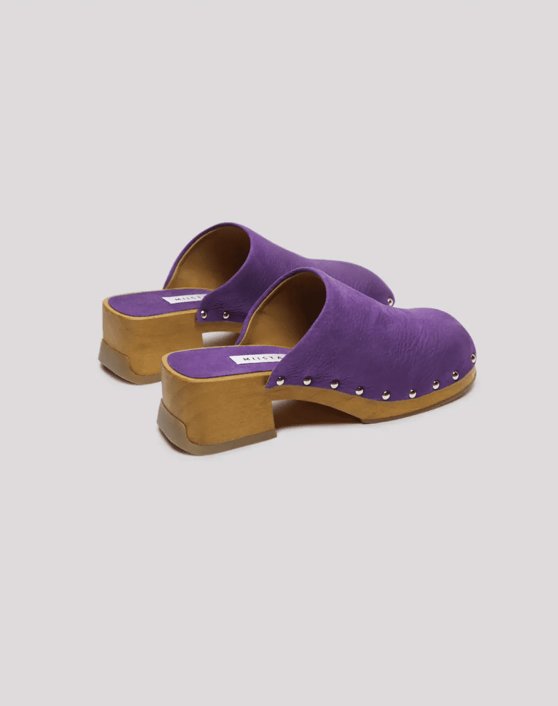 Miista Allison Cassis Nubuck Clogs