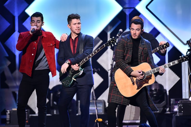 The Jonas Brothers at iHeartRadio's Jingle Ball in NYC