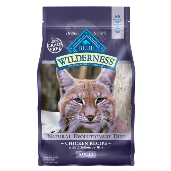 Blue Wilderness Grain Free Chicken Adult Cat Food (14+) GrainFree