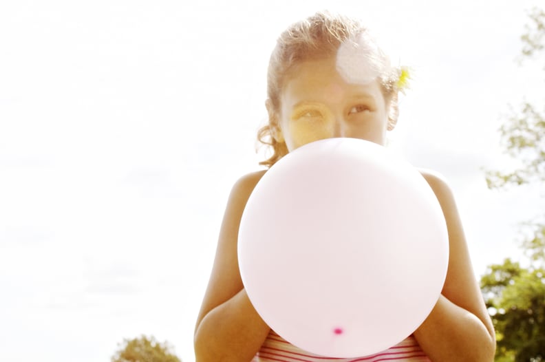 Bring a balloon in your pool bag.