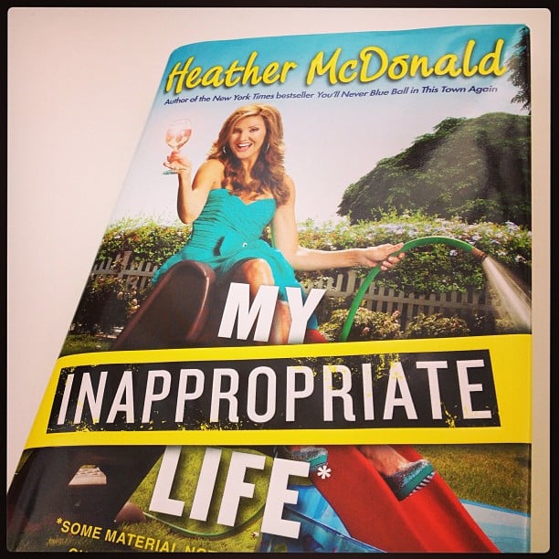 Had so much fun interviewing My Inappropriate Life author Heather McDonald.