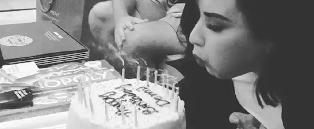 Demi Lovato's Birthday at Ariana Grande Concert 2019