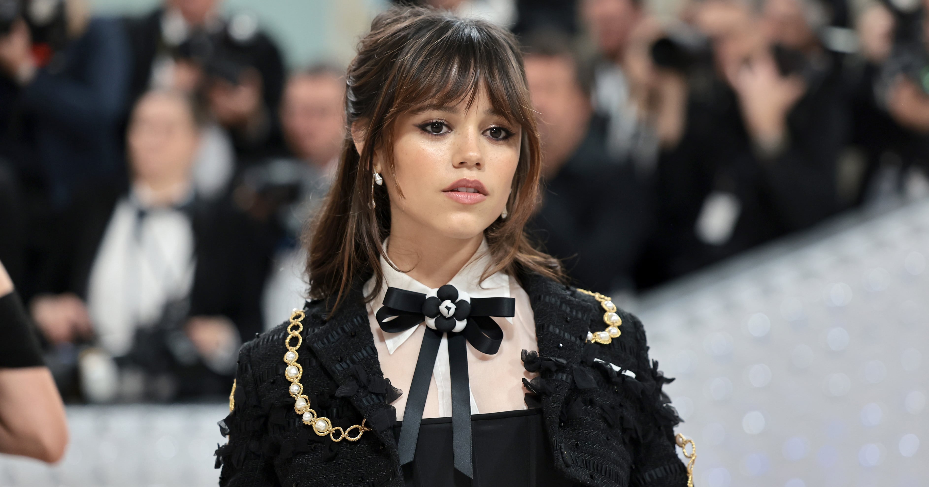 Jenna Ortega's French Manicure at Met Gala 2023 | POPSUGAR Beauty