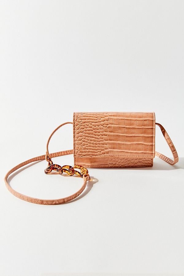 jackie crocodile shoulder bag