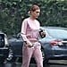 Hailey Baldwin and Justin Bieber Wearing Pink Sweats