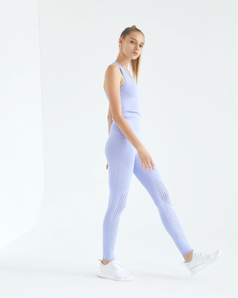 "Candy colours are going strong for Summer, and as a way to motivate me to get to yoga more than twice a week, I'm giving the trend a try via these Nylora Laurel Wrap Leggings in Periwinkle ($135)." – LL