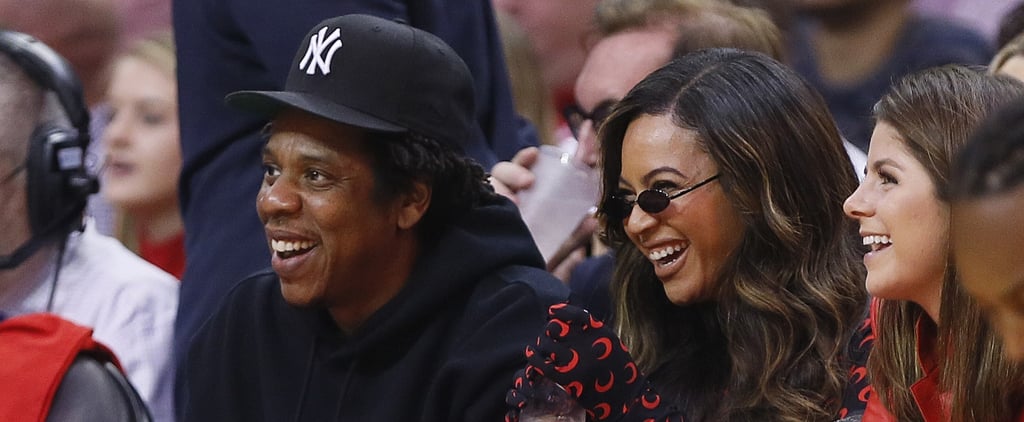 Beyoncé and JAY-Z at Houston Rockets Game Pictures May 2019