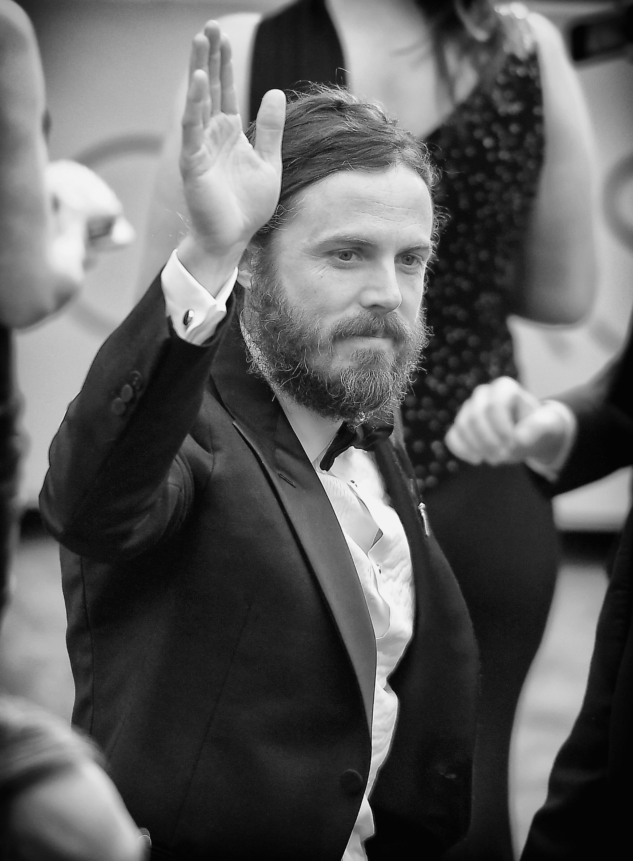 Black And White Pictures From The 2017 Oscars Popsugar Celebrity