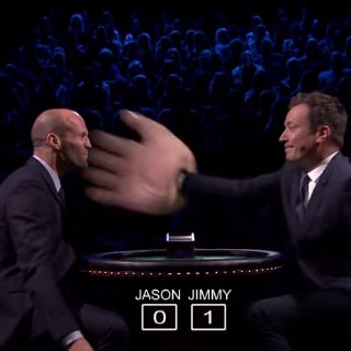 Jason Statham and Jimmy Fallon Playing Slapjack