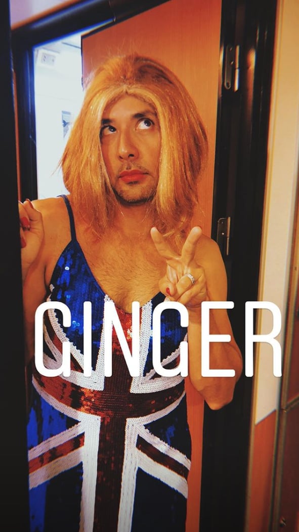 Howie Dorough's Ginger Spice Outfit Was Oh So Perfect