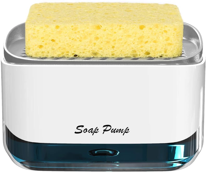 Best Kitchen Gadget For the Sink: Kitchen Dish Soap Dispenser With Sponge Holder
