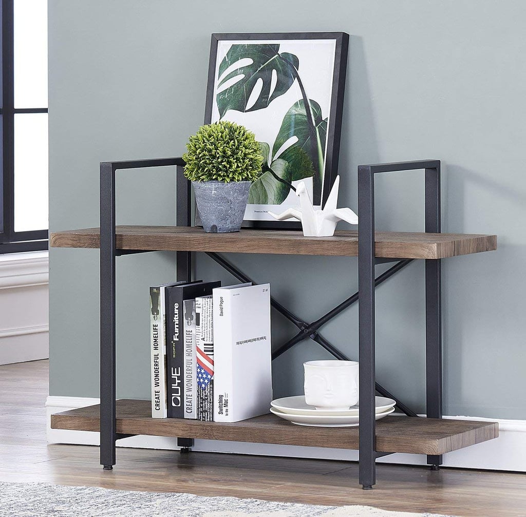 O&K Furniture 3-Shelf Industrial Bookcase