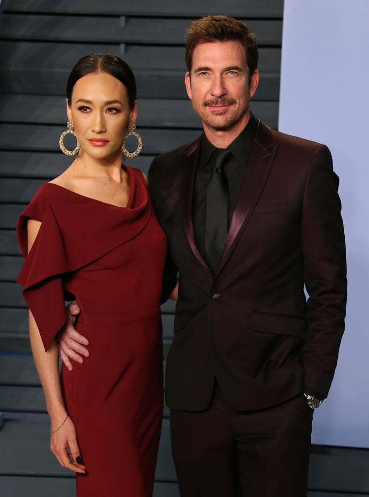 Maggie Q and Dylan McDermott Celebrity Couples at the 2018 Oscars