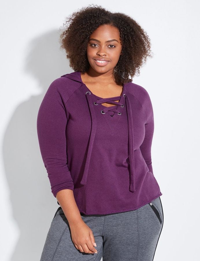 Lace-Up Active Sweatshirt