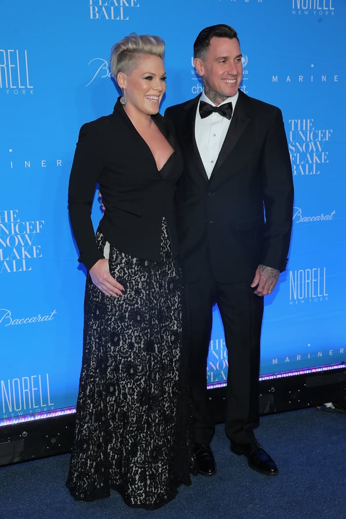 Pink and Carey Hart at UNICEF Snowflake Ball 2015