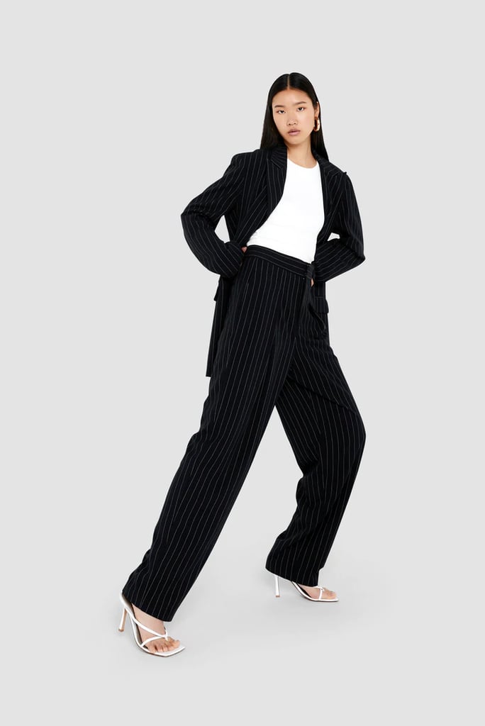 Sundarbay Black Pinstripe Suit