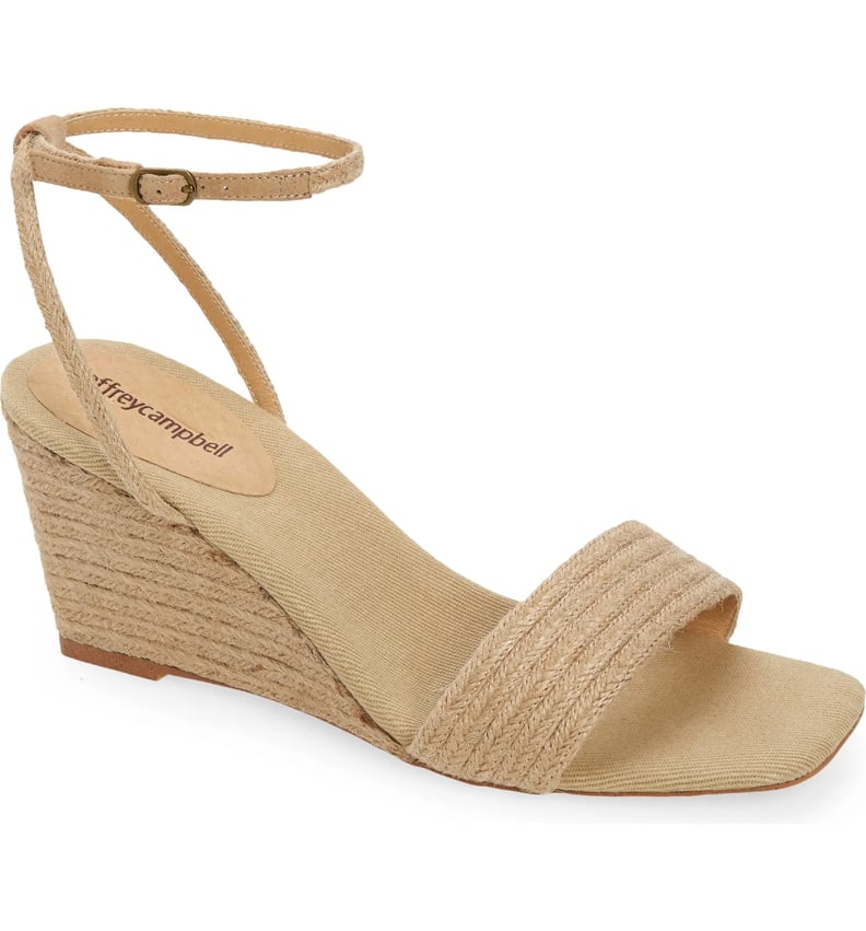 Neutral Sandals: Jeffrey Campbell Sailboat Ankle Strap Wedge Sandal