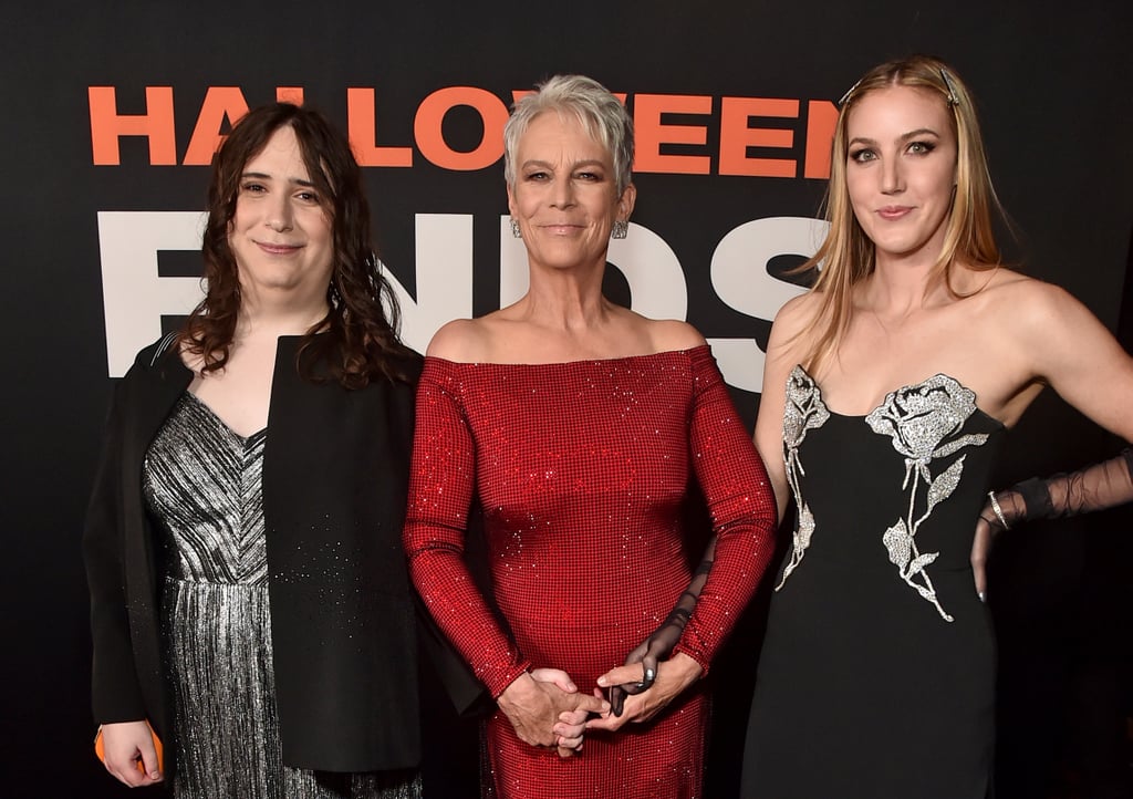 Jamie Lee Curtis and Daughters at Halloween Ends Premiere