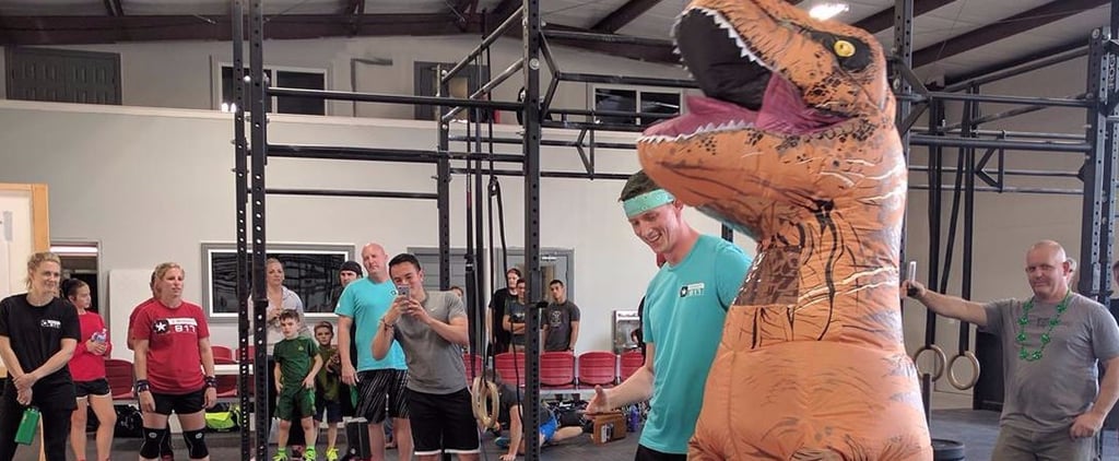 Funny Pictures of T-Rex Doing CrossFit