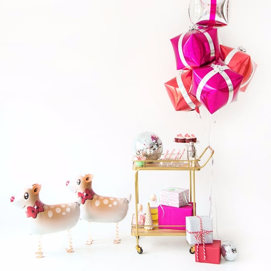 Holiday Bar Cart DIY