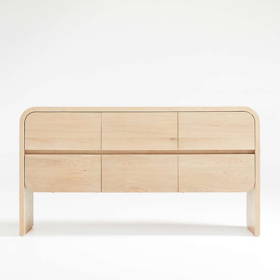 Crate & Barrel Cortez Natural Floating Dresser by Leanne Ford