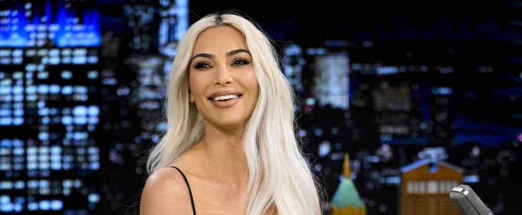 Kim Kardashian Brings Back the Side Parting
