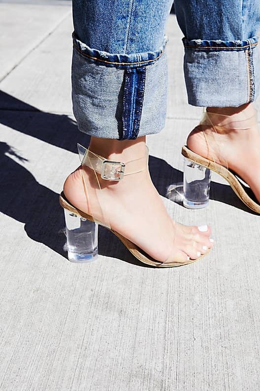 Beyonce Wearing Clear Heels POPSUGAR Fashion