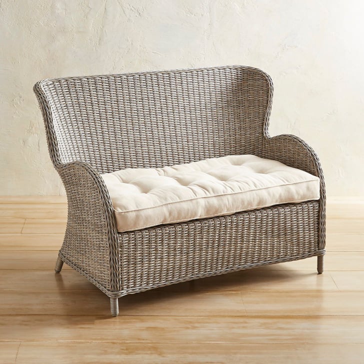 Capella Island Gray Settee | Pier 1 Imports Outdoor ...