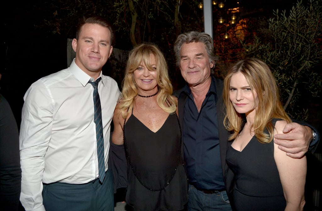 Kurt Russell and Goldie Hawn on Hateful Eight Red Carpet