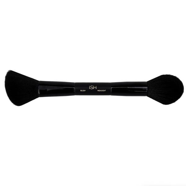 ISH Double-Sided Blush and Highlighter Brush