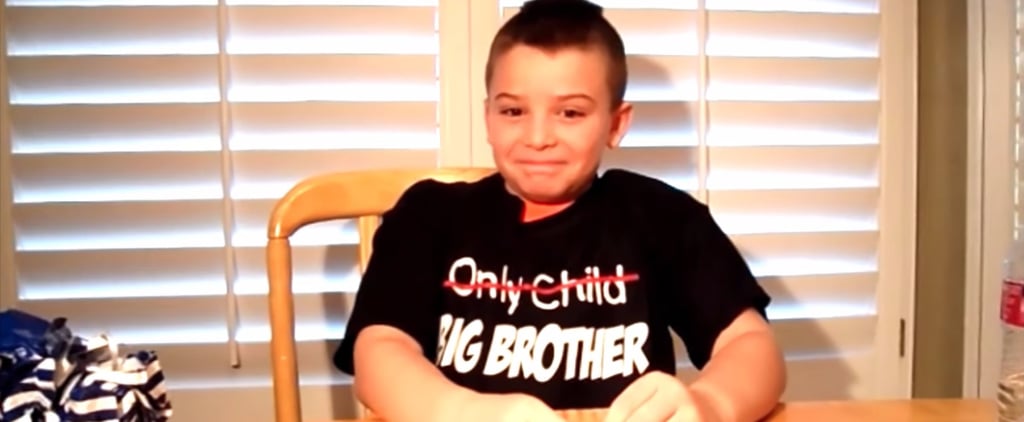 10-Year-Old Loses It When He Finds Out His Mom Is Expecting Twin Girls