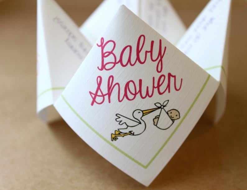 Baby Shower Cootie Catcher