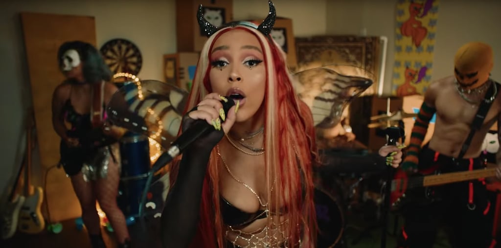 Doja Cat's "Bottom Bitch" Music Video Beauty Looks