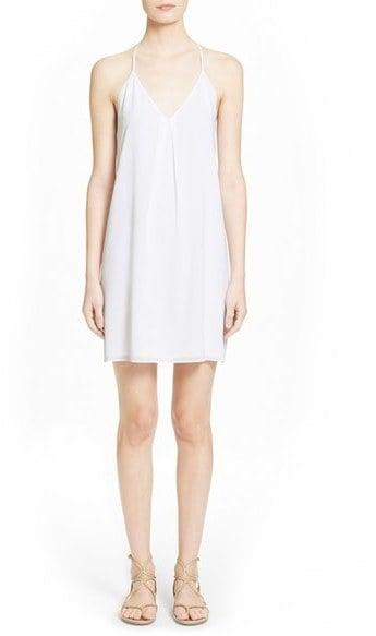 Alice + Olivia 'Fierra' Stretch Silk Slipdress