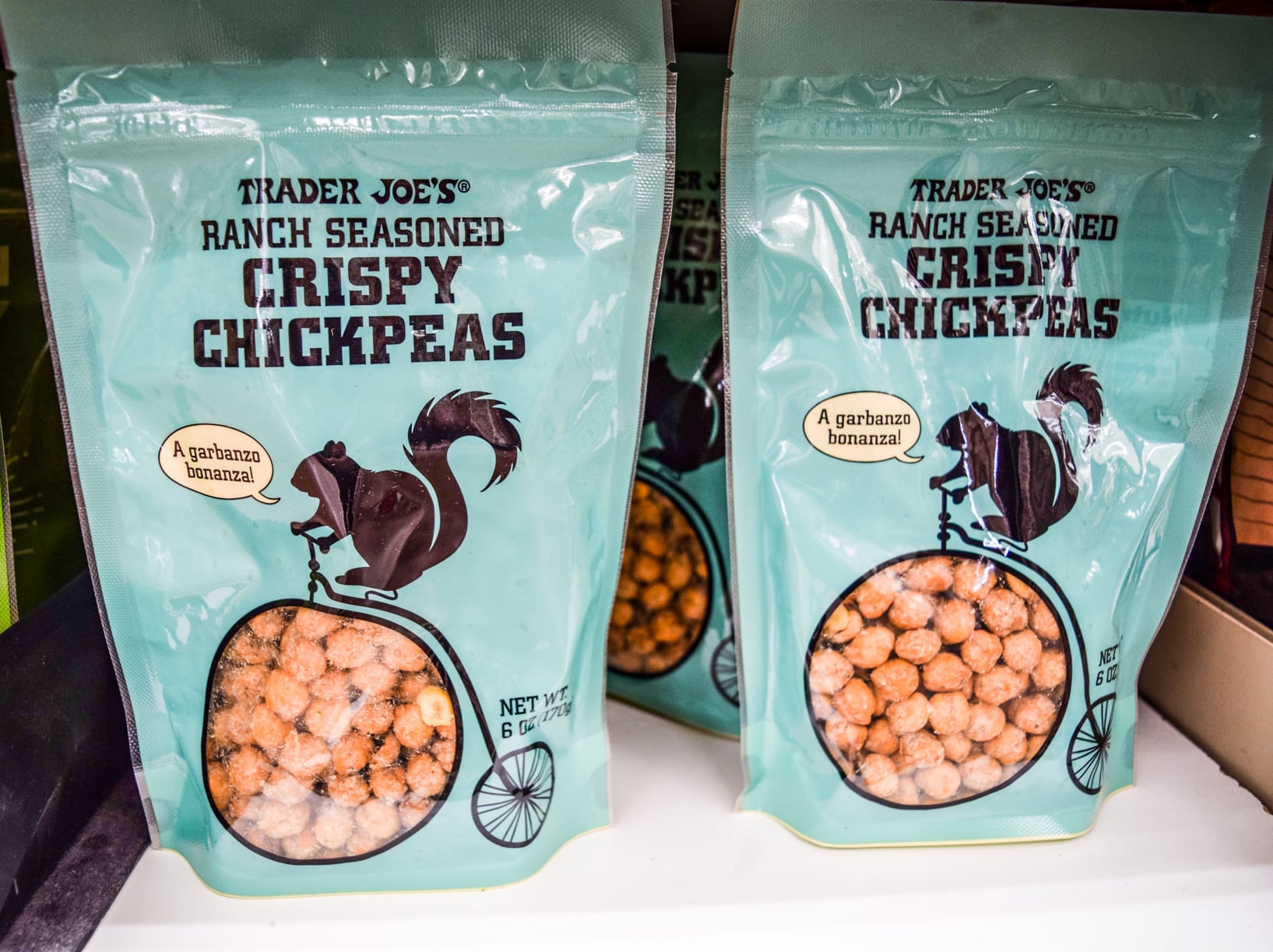 Healthy Snacks at Trader Joe's Ranch Seasoned Crispy Chickpeas 40