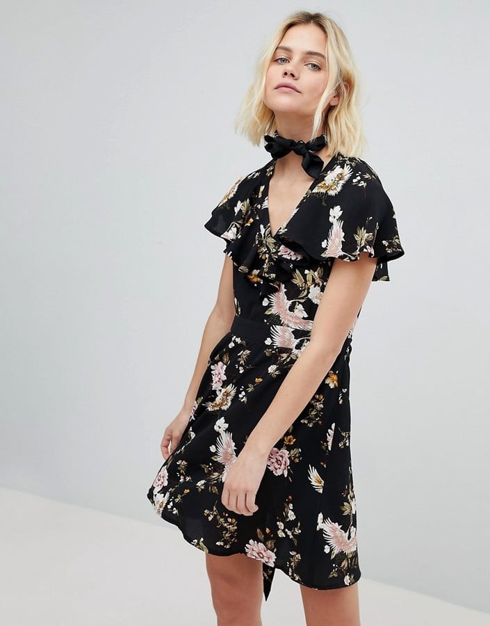 new look floral tea dress