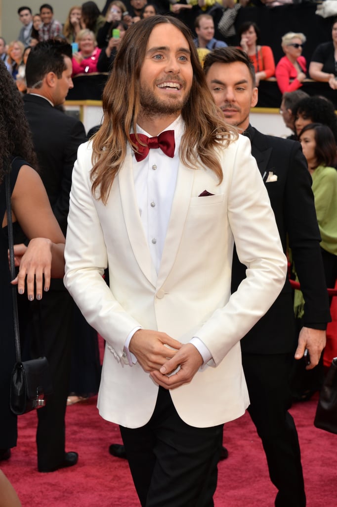 "I'm not going to say who looks the most beautiful, but it's Jared Leto." — On the good-looking crowd