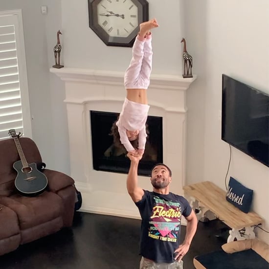 Dad's Cheer Routines With 4-Year-Old Daughter | Videos