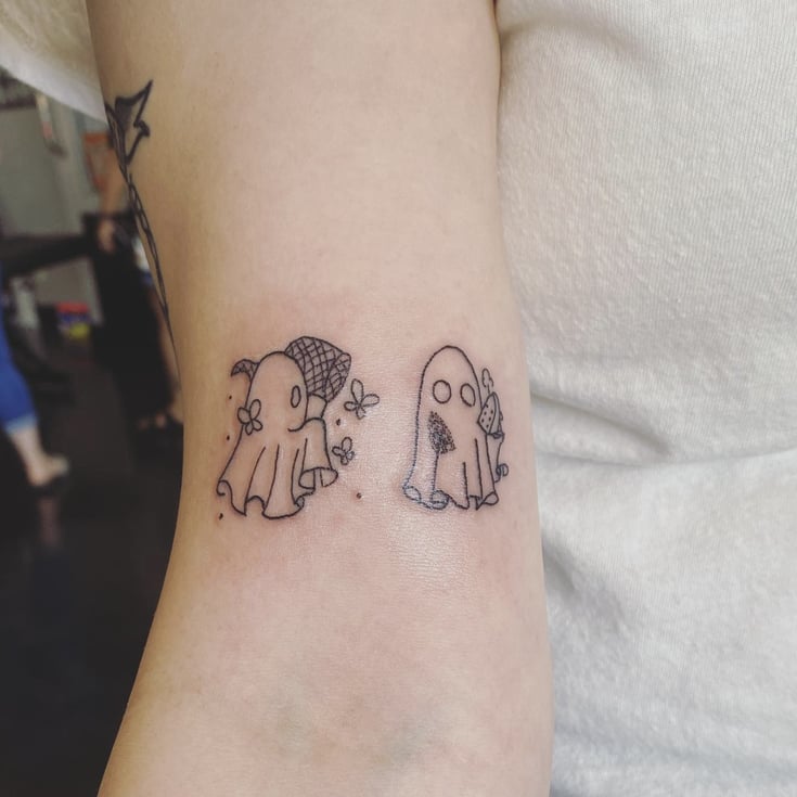 Aggregate more than 135 small ghost tattoo