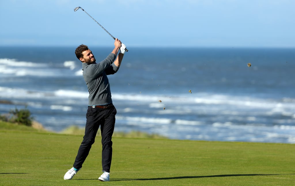 Jamie Dornan Golfing Pictures