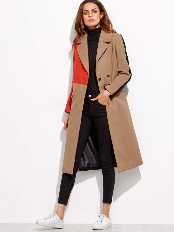 Shein Colorblock Coat