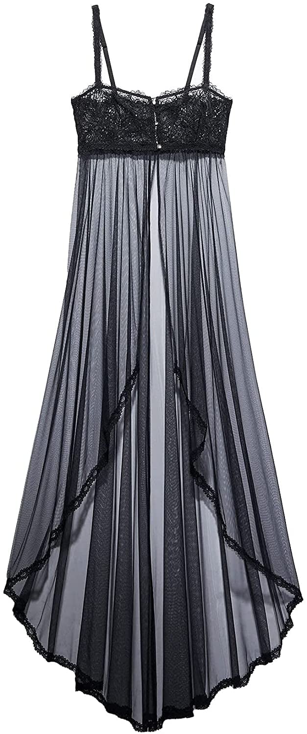 Romantic Corded Lace Unlined Balconette Bra in Black
