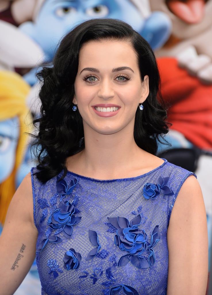 Katy Perry's Sanskrit Arm Tattoo With Russell Brand