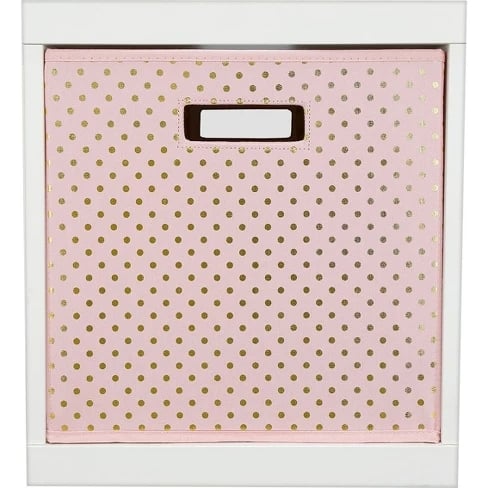 Polka-Dot Storage Bin