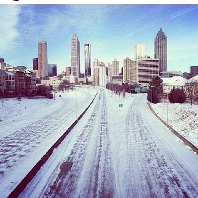 So they shut down the freeways.