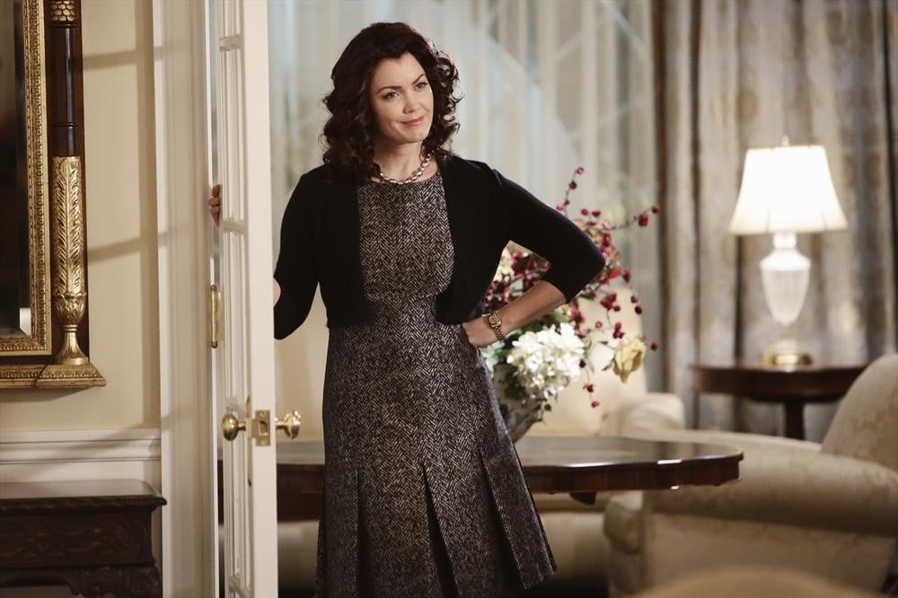 Mellie's dress is proof that tweed doesn't have to be stuffy.