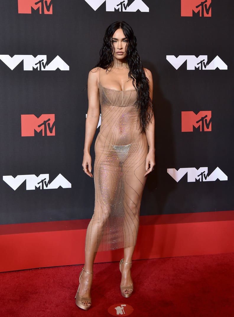Megan Fox's Naked Dress the MTV Video Music Awards 2021