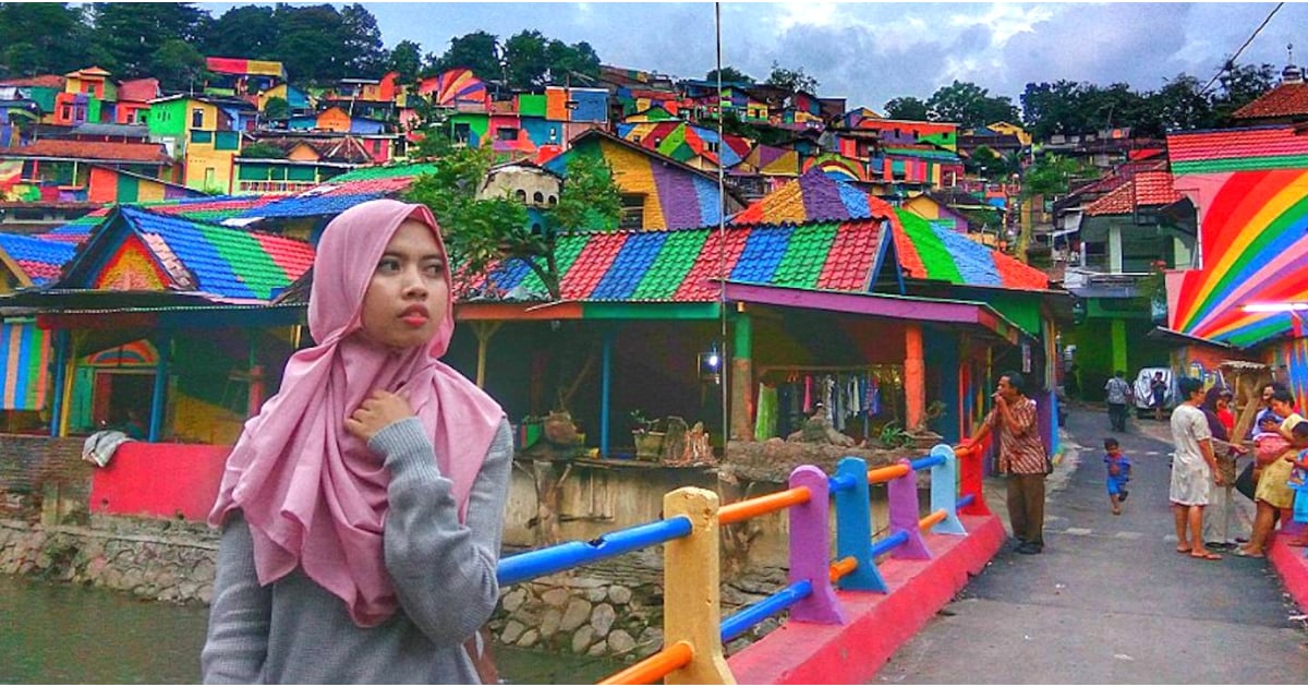 Colorful Town in Indonesia | POPSUGAR Smart Living
