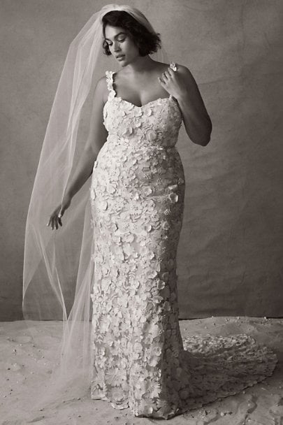 Best Curve Wedding Dress Brands: BHLDN