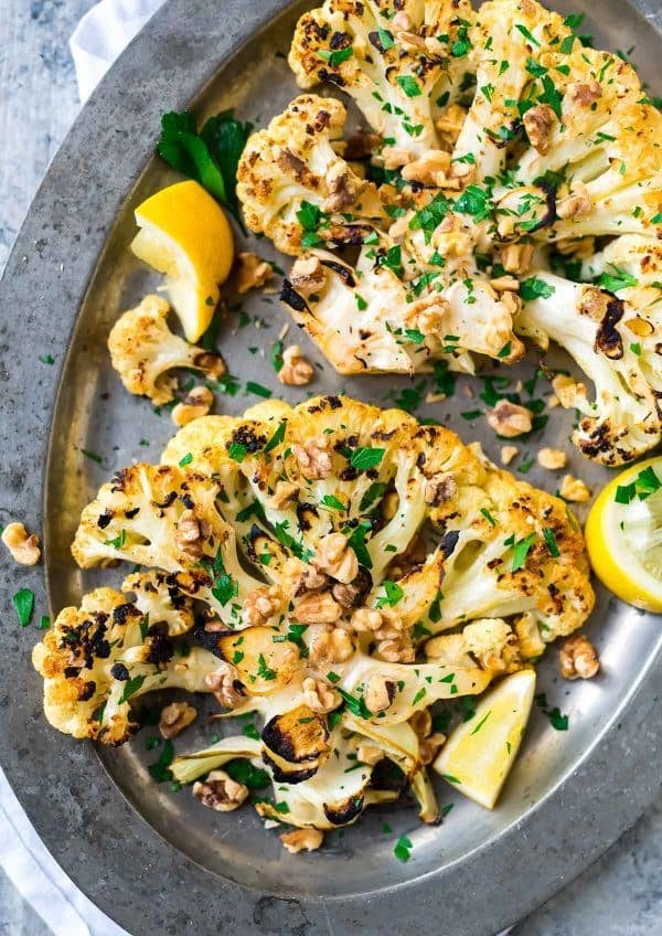 Grilled Cauliflower Steaks